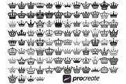 Royal Crowns Set 1 Procreate Brush, a Brush Add-On by Disasterology Ink (Thumbnail 4 of 10)