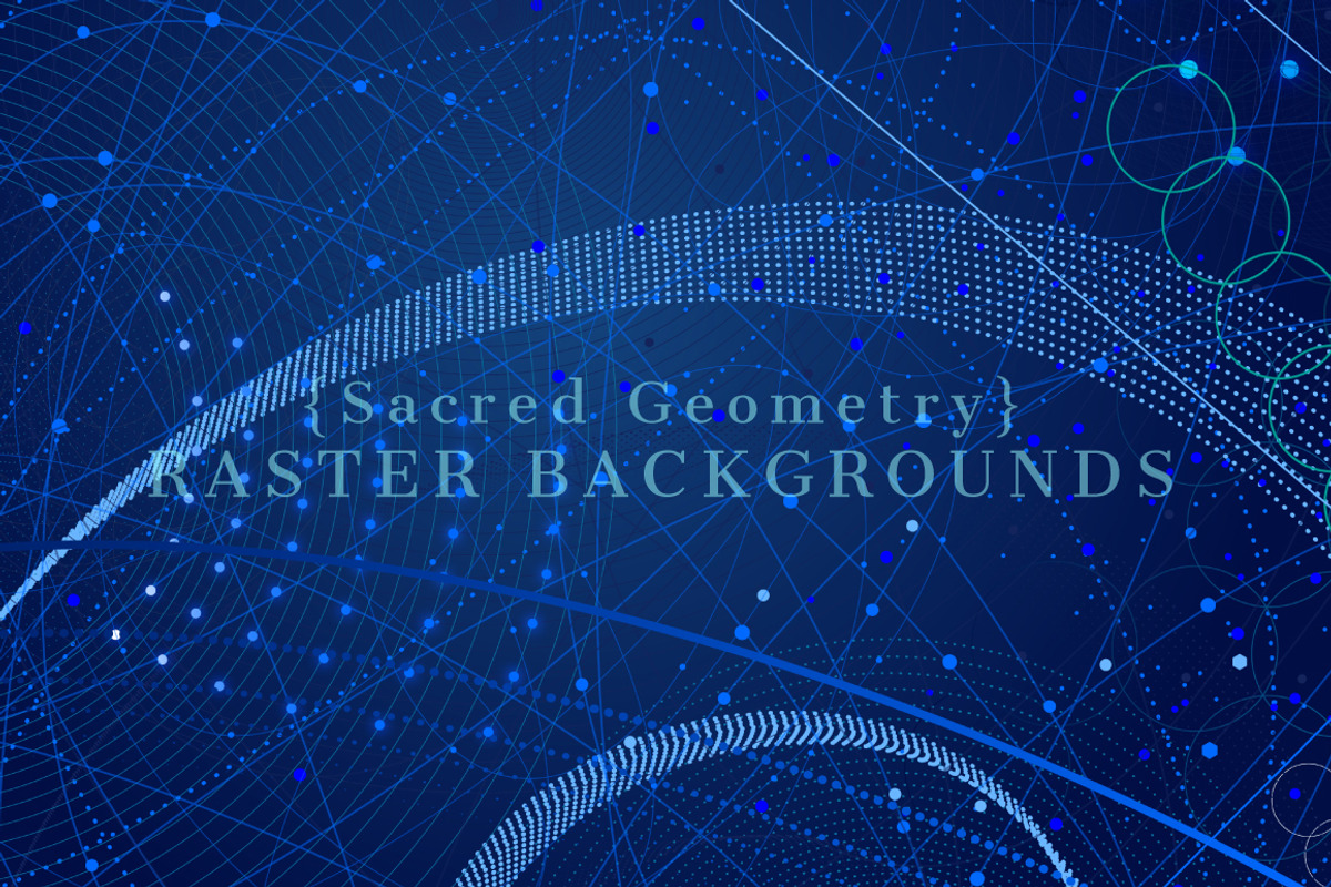 {Sacred Geometry} Raster Backgrounds, a Texture Graphic by ekaart (Photo 5 of 9)