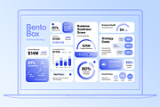 Bento Box Business Infographics, a Presentation Template by BrandPacks (Thumbnail 4 of 6)