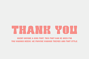 Greny Okmine - Groovy Font, a Sans Serif Font by Iqsiart Studio (Thumbnail 6 of 6)
