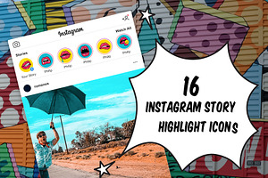 Instagram story highlight icons