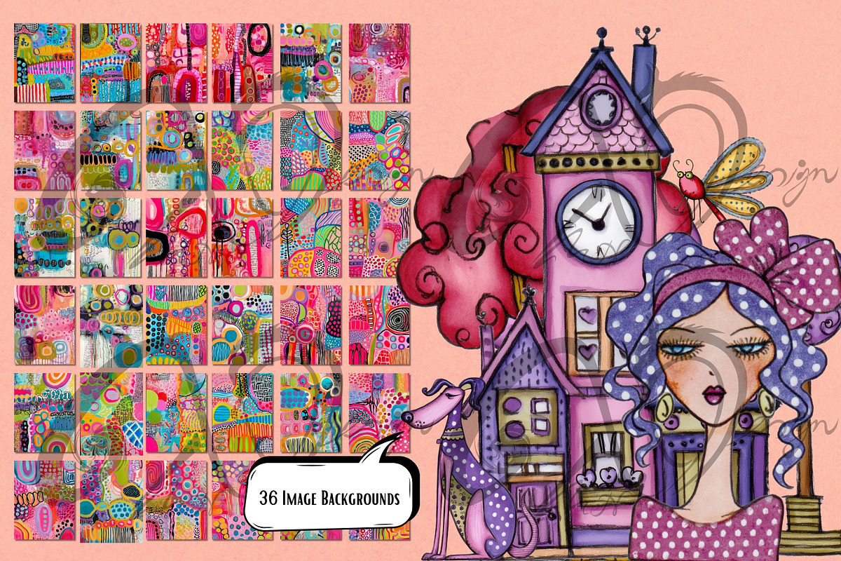 Vivid Whimsy: Whimsical paper dolls, a Person Illustration by NiiiNArt (Photo 3 of 7)