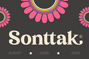 Sonttak Bold Retro Display Serif, a Serif Font by timelesstype.co (Thumbnail 1 of 15)