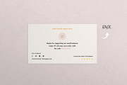 Thank you card for Canva template, a Stationery Template by Hellohastore (Thumbnail 3 of 8)