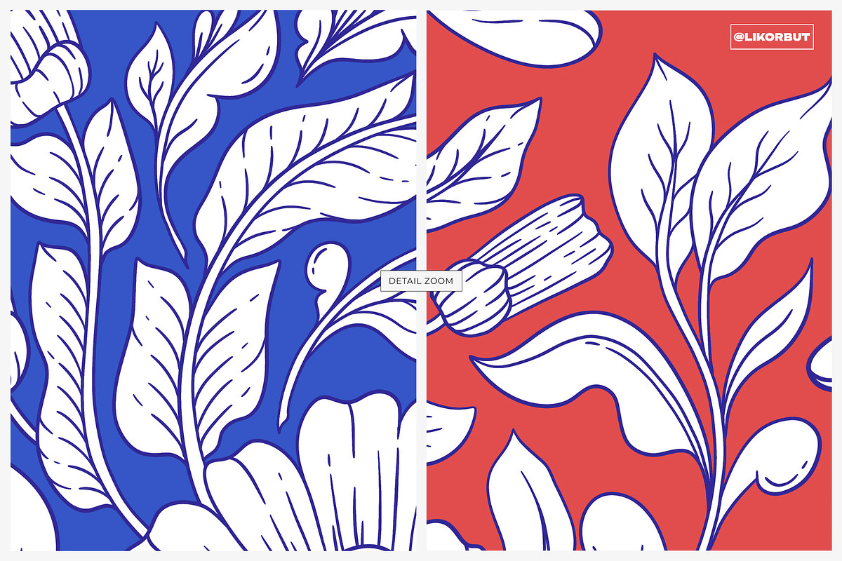 Orient Ornament Floral Pattern, a Pattern Graphic by likorbut (Photo 5 of 14)