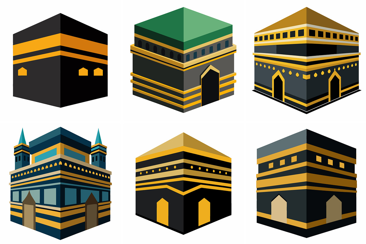Islamic Sites in Mecca Saudi Arabia, an Object Graphic by Billah Hub