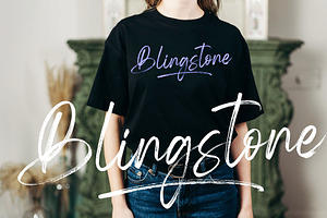 Blingstone - Handwritten Font