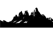 Mountain Range Silhouette, an Object Graphic by Designer_Momina (Thumbnail 19 of 20)
