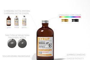 Syrup Bottle Mock-Up