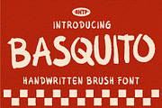 Basquito - Handwritten Brush Font, a Handwritten Font by Bentype Studio (Thumbnail 1 of 6)