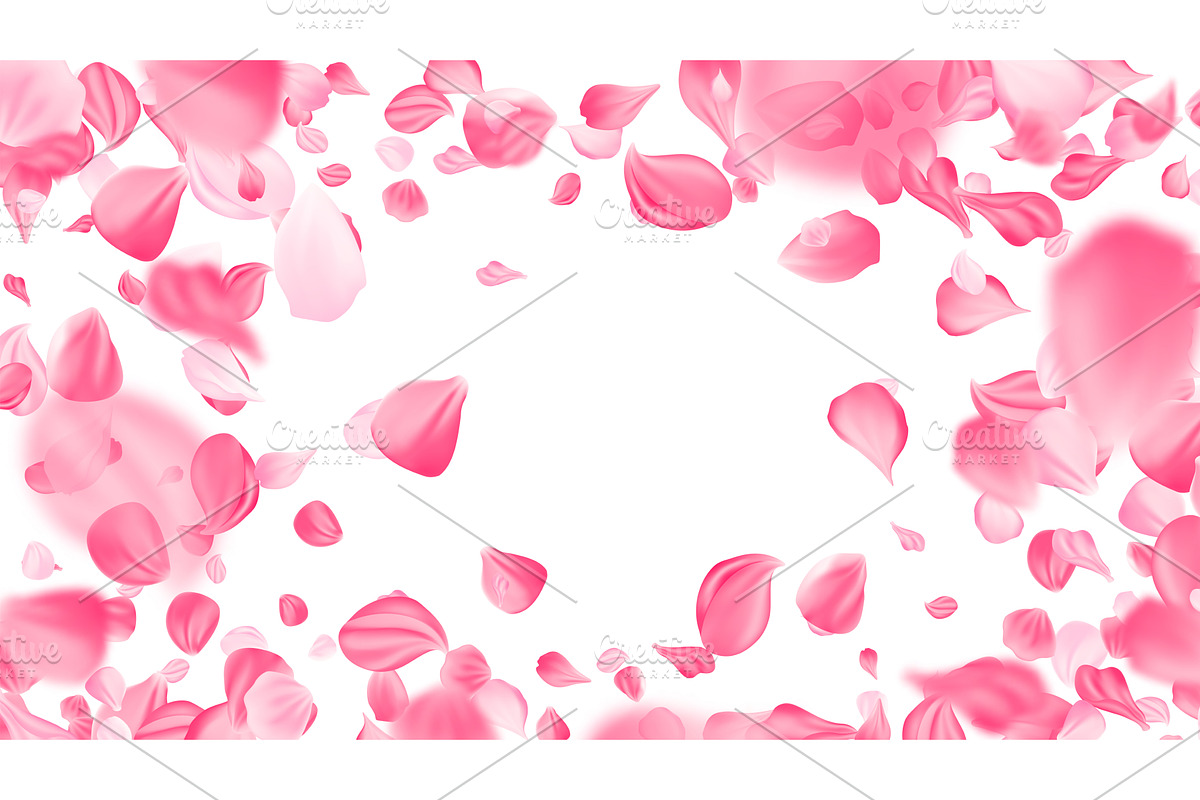Delicate pink swirl of rose petals, an Object Illustration by Quarta