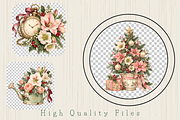 Whimsical Cottage Christmas Cliparts, a Decorative Illustration by Ink Gallery (Thumbnail 3 of 7)