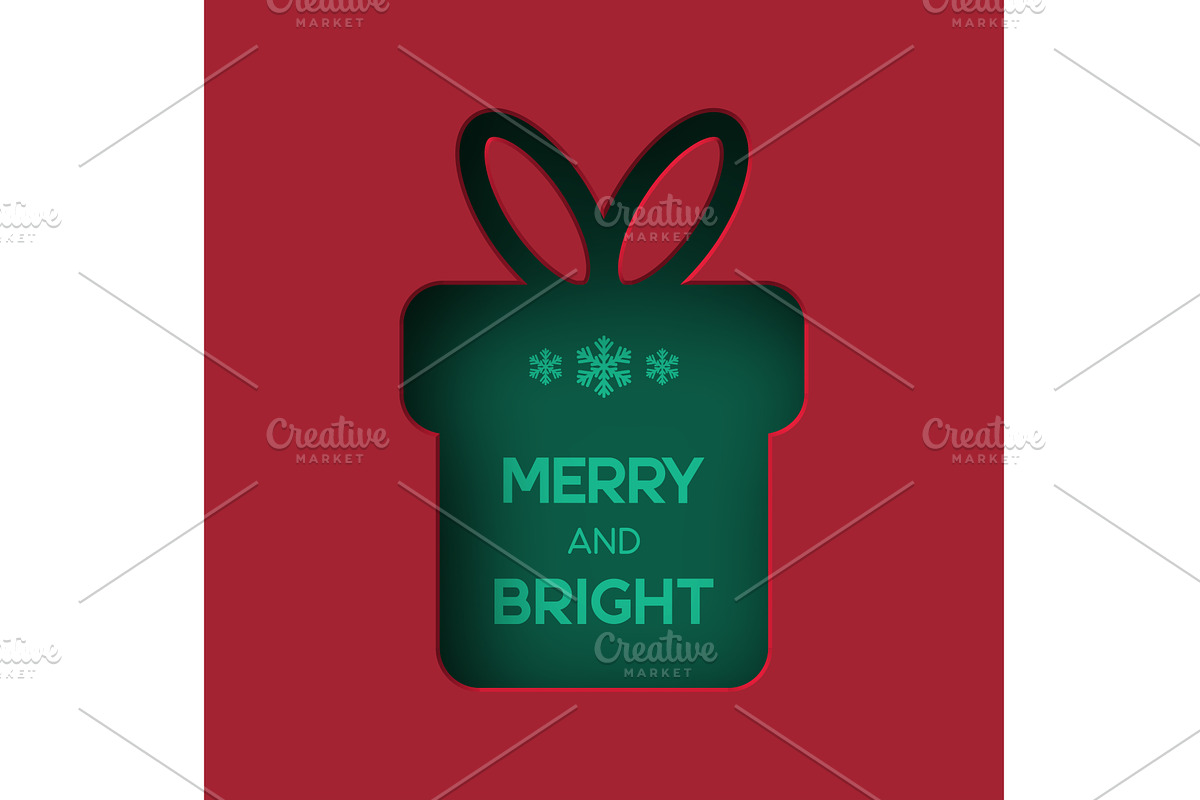 Christmas greeting card, an Object Illustration by Liudmyla Matviiets