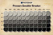 Photoshop - Vintage Halftone Brushes, a Brush Add-On by DiBrush Studio (Thumbnail 4 of 7)