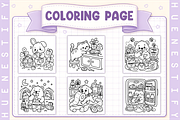 Silly Crimes Coloring Book, a Decorative Illustration by HueNestify (Thumbnail 3 of 4)