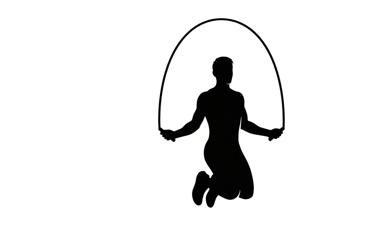 An energetic Jump Rope Silhouette, an Illustration by Amazin_art (Photo 14 of 31)
