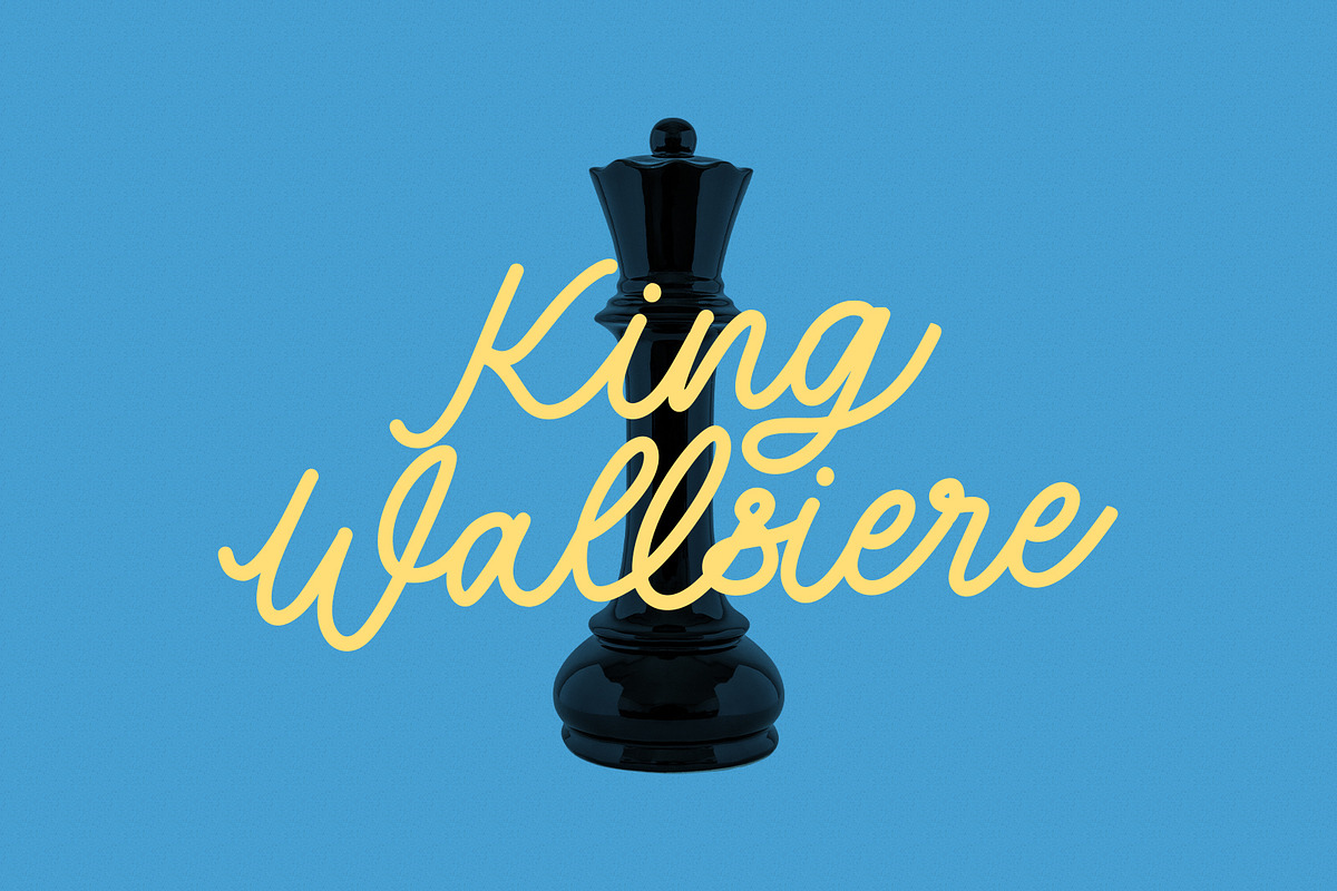 Blufcrowds Classic Script Font, a Script Font by Maulana Creative (Photo 9 of 10)