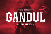 Gandul Clean, a Serif Font by YockMercado (Thumbnail 1 of 7)