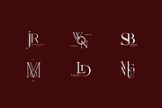 Canva burgundy and white trendy logo, a Branding & Logo Template by Uyava Space (Thumbnail 2 of 7)