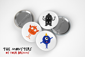 Monsters Illustrations Pack