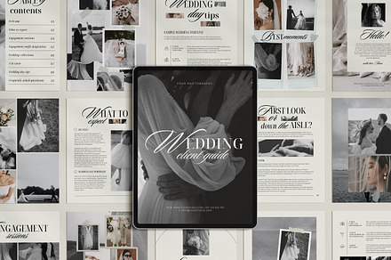 Wedding Photography Guide Template, a Marketing Template by Amaré Creative