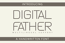 Digital Father - Sans Serif Font