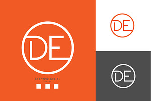 DE or ED logo monogram, a Branding & Logo Template by design_proleague