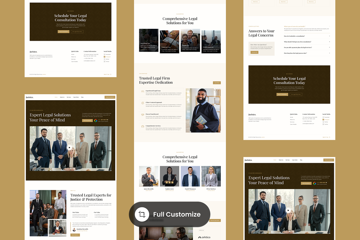 Juristex - Law Firm Landing Page, a Landing Page Template by SLAB! Design (Photo 3 of 4)