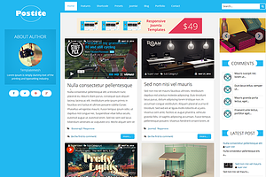 Postite Blog Joomla Template