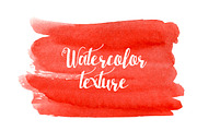 Red brush watercolor background, a Texture Graphic by Inna Vinchenko Designs (Thumbnail 1 of 3)