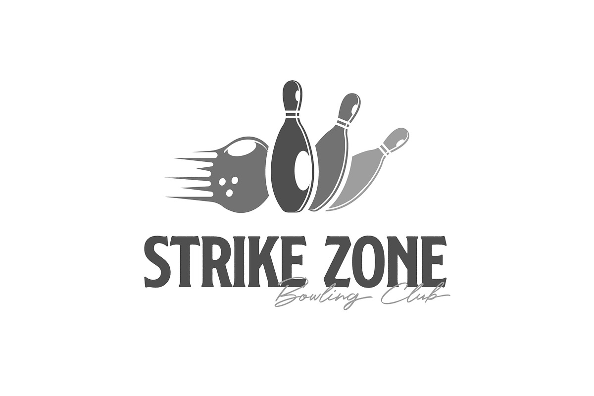 Bowling logo vector template design, a Branding & Logo Template by Pyruos ID