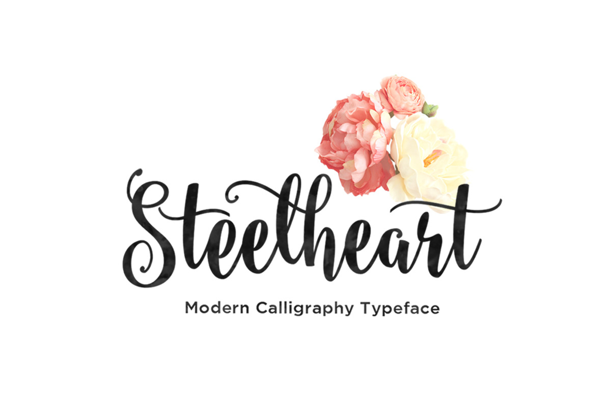 Steelheart, a Script Font by artimasa (Photo 1 of 5)