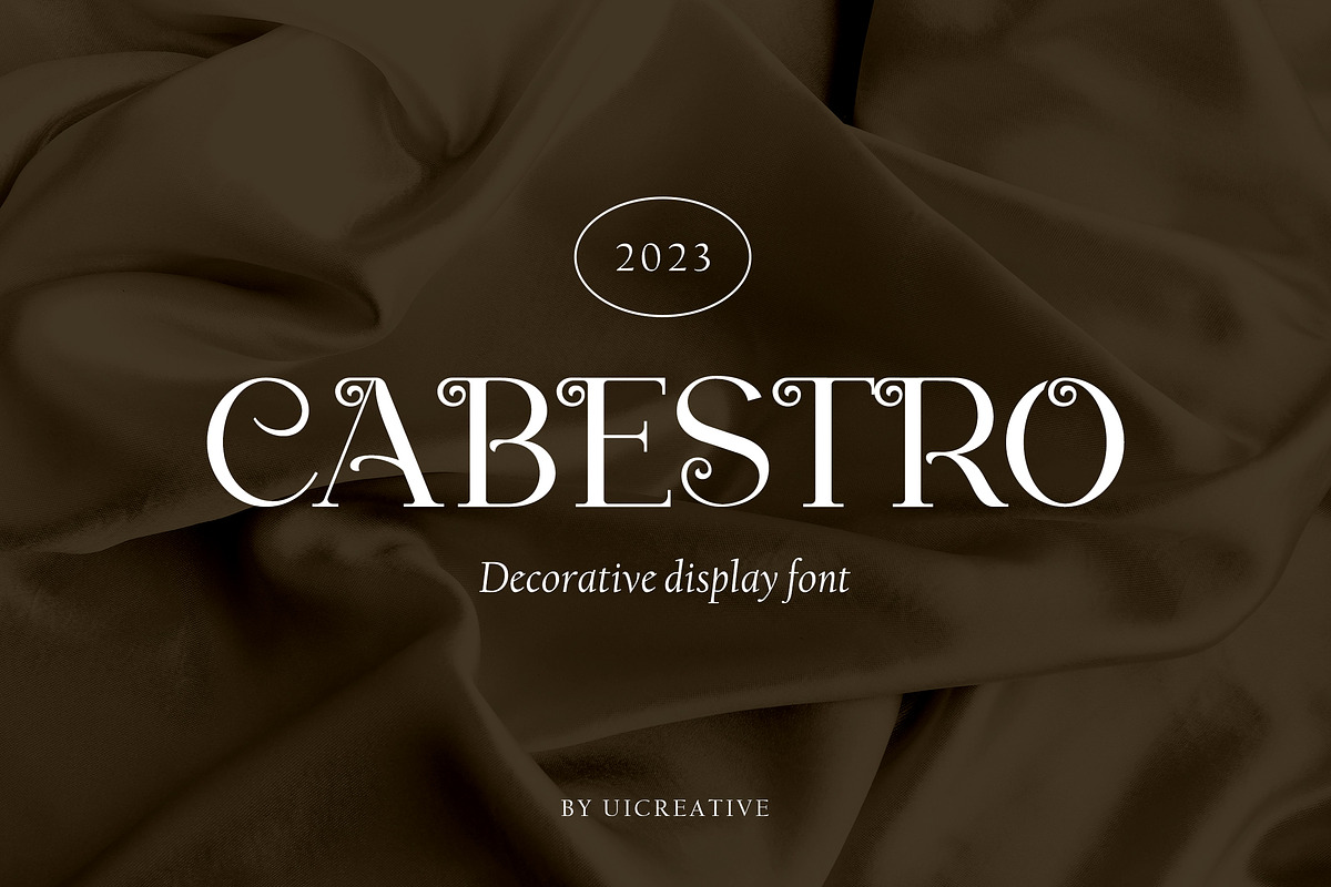 Cabestro Modern Serif Display Font, a Serif Font by UICreative (Photo 1 of 13)