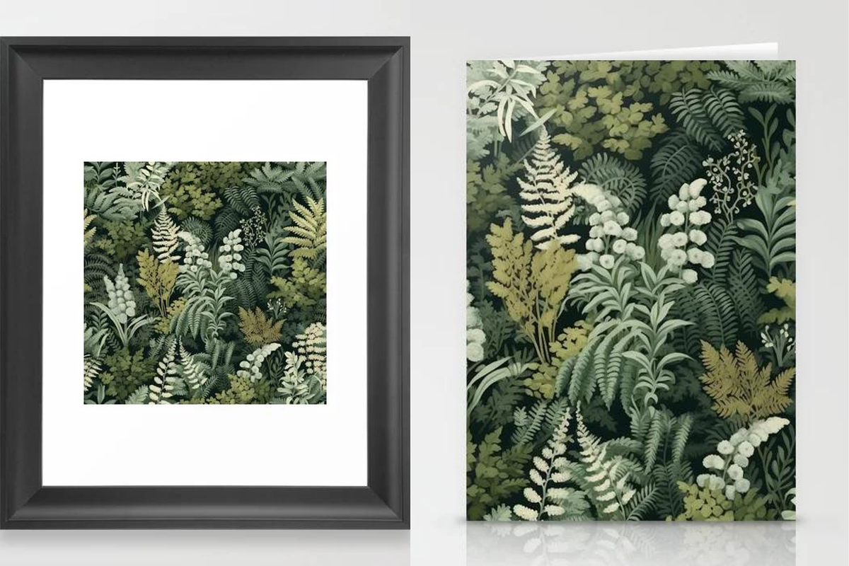 Botanical Ferns Seamless Pattern, a Pattern Graphic by Pattern Pulse (Photo 6 of 6)