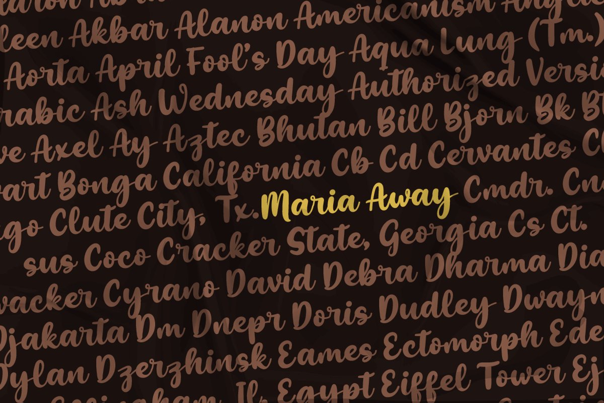 Andytes, a Script Font by twinstd (Photo 4 of 11)