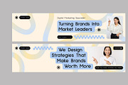 Modern Gradient Linkedin Banner, a Social Media Template by Neermana (Thumbnail 2 of 4)