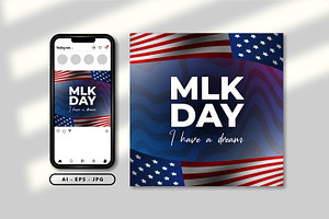 Martin Luther king day themed design