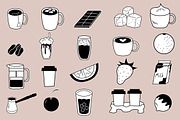 Café: Hand-Drawn People & Food, a Food Illustration by Schumacher Shop (Thumbnail 8 of 14)