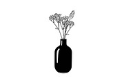 Flower Vase Silhouette Vector Bundle, an Illustration by Designs_River (Thumbnail 47 of 51)
