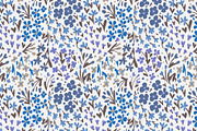 Blooming cherry.Vector set 4 pattern, a Pattern Graphic by GALAKAM (Thumbnail 3 of 6)
