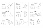 Maps line Presentation Template, a Presentation Template by Infographics project (Thumbnail 9 of 21)