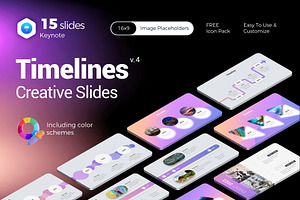 Timeline Infographics Keynote, a Presentation Template by Presentation Templates