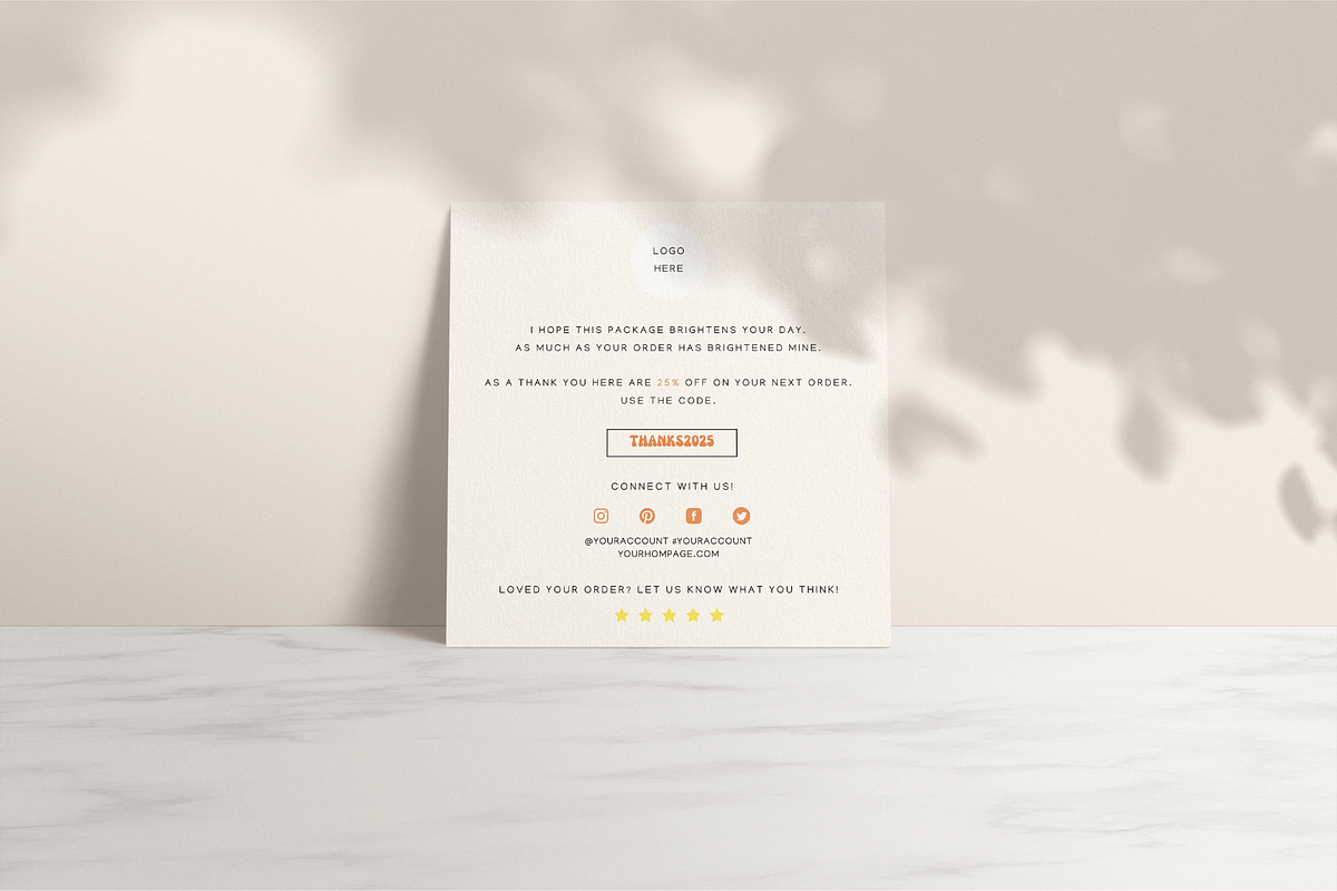 Thank you Card Business Template, a Flyer Template by Hellohastore (Photo 4 of 9)