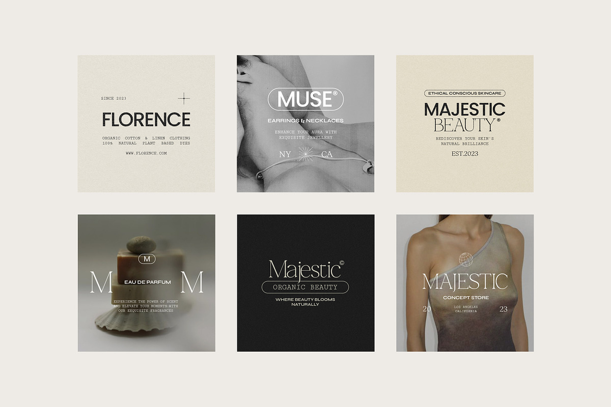 Florence Logo Kit | Logos Ai Eps Psd, a Branding & Logo Template by Feel This (Photo 7 of 11)