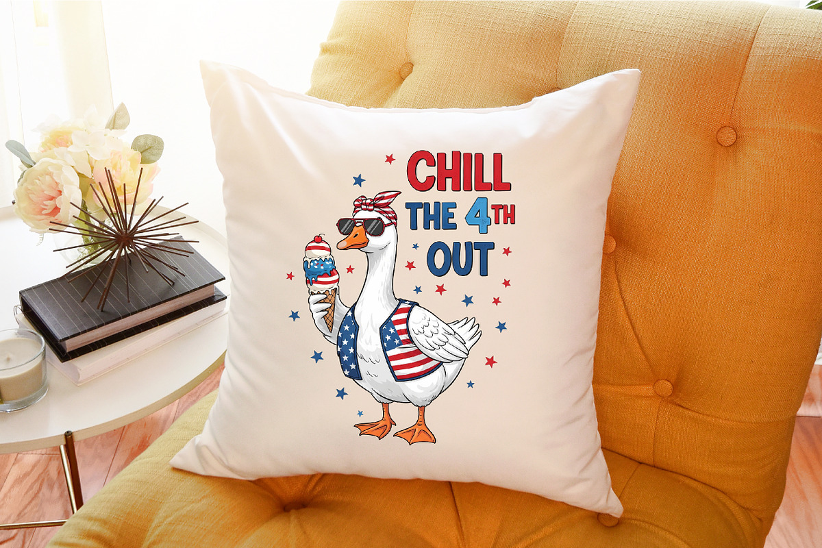 4th of July Goose Patriotic Chill th, an Illustration by Sublimation Artist (Photo 9 of 9)