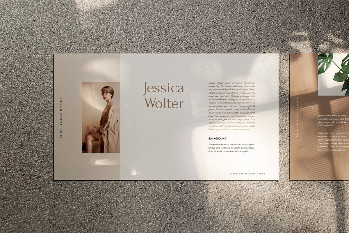 Karma Corporate Presentation, a Presentation Template by Blue Kite Creative (Photo 8 of 19)