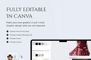 Fashion Social Media Templates Canva