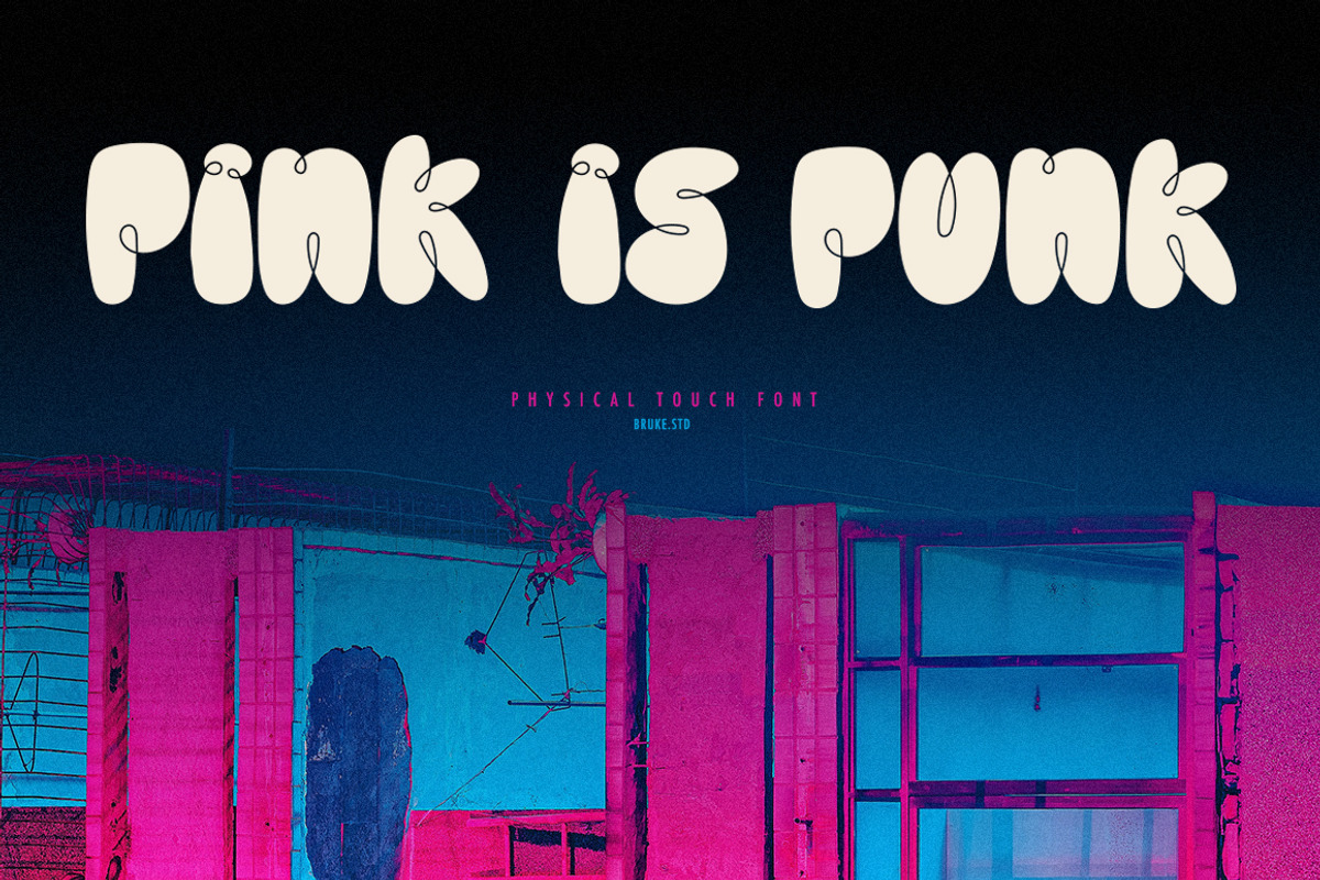 Physical Touch - Font, a Font by Bruke.std (Photo 7 of 7)