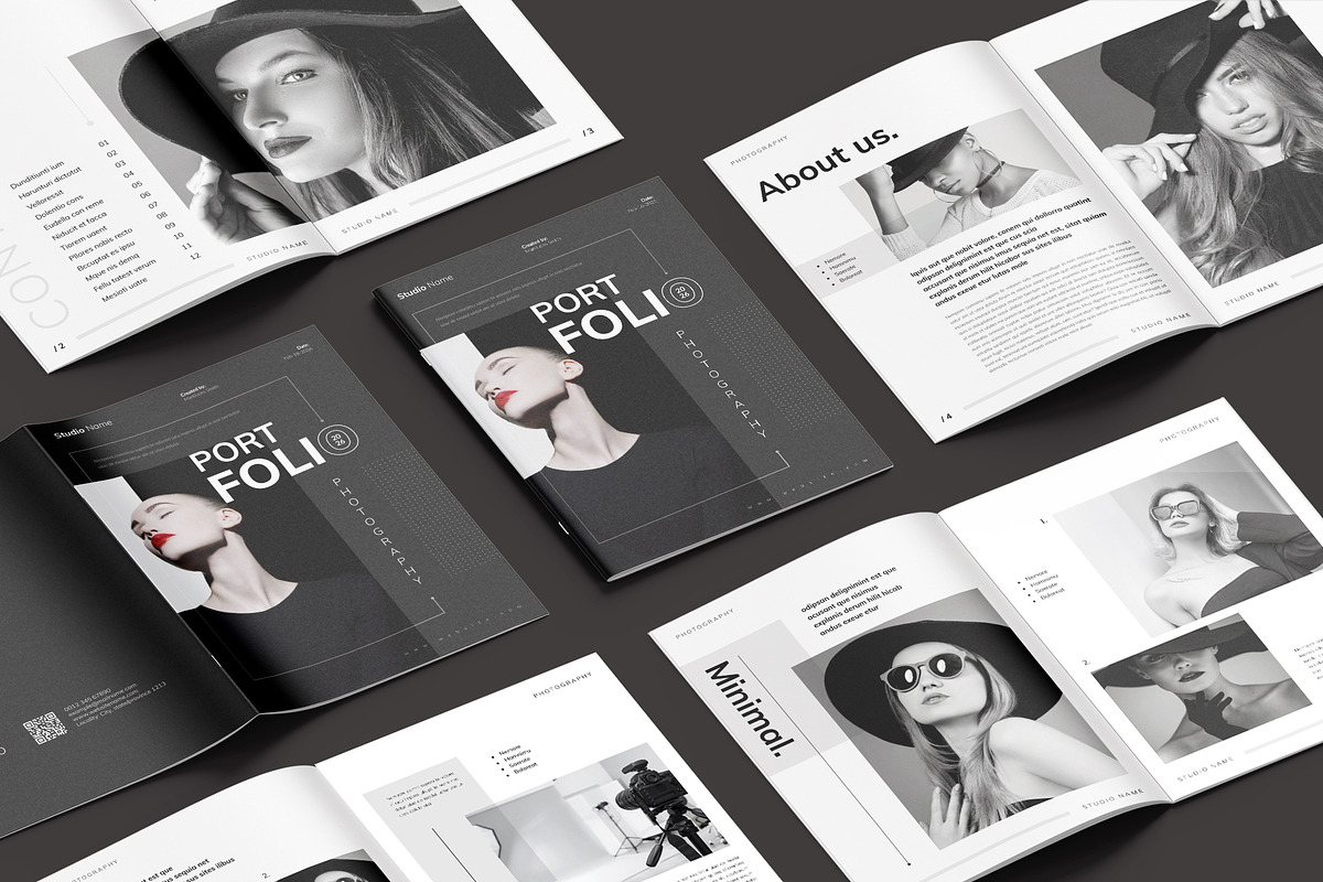 Photography Portfolio Template, a Brochure Template by StyleArt (Photo 3 of 15)