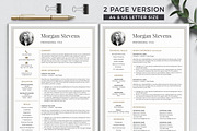 3 Page Resume Template CV with Photo, a Resume Template by Klamp Studio (Thumbnail 3 of 10)